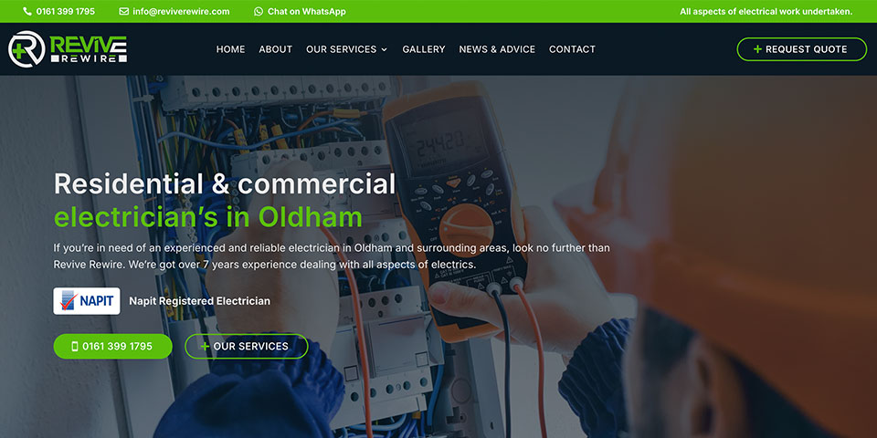 New Website for Revive Rewire